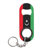 Porte-clé Décapsuleur Drapeau de la Libye (Devant)