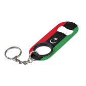 Porte-clé Décapsuleur Drapeau de la Libye (Devant Angle)