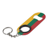 Porte-clé Décapsuleur Drapeau de la Lituanie (Devant Angle)