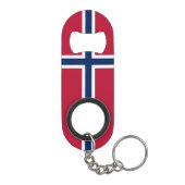 Porte-clé Décapsuleur Drapeau de la Norvège (Dos)