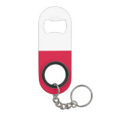 Porte-clé Décapsuleur Drapeau de la Pologne (Dos)