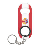 Porte-clé Décapsuleur Drapeau de la Polynésie française (Devant)