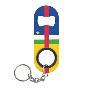 Porte-clé Décapsuleur Drapeau de la République centrafricaine