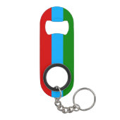 Porte-clé Décapsuleur Drapeau de la République de Karelia (Dos)