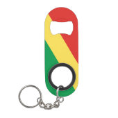 Porte-clé Décapsuleur Drapeau de la République du Congo (Devant)