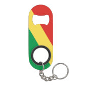 Porte-clé Décapsuleur Drapeau de la République du Congo (Dos)