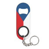 Porte-clé Décapsuleur Drapeau de la République tchèque (Dos)