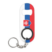 Porte-clé Décapsuleur Drapeau de la Slovaquie (Devant)