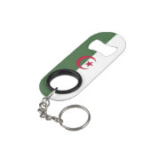Porte-clé Décapsuleur Drapeau de l'Algérie (angle arrière)