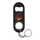 Porte-clé Décapsuleur Drapeau de l'Allemagne (Dos)