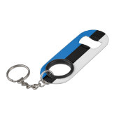 Porte-clé Décapsuleur Drapeau de l'Estonie (Devant Angle)