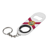 Porte-clé Décapsuleur Drapeau de l'État de Floride (Devant Angle)