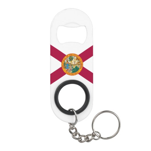 Porte-clé Décapsuleur Drapeau de l'État de Floride (Dos)