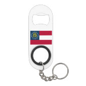 Porte-clé Décapsuleur Drapeau de l'État de Géorgie (Dos)