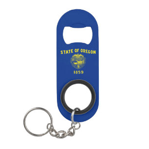 Porte-clé Décapsuleur Drapeau de l'État de l'Oregon