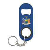 Porte-clé Décapsuleur Drapeau de l'État de New York (Devant)