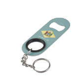 Porte-clé Décapsuleur Drapeau de l'État du Delaware (angle arrière)