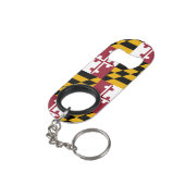 Porte-clé Décapsuleur Drapeau de l'État du Maryland (angle arrière)