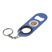 Porte-clé Décapsuleur Drapeau de l'État du Minnesota (Devant Angle)