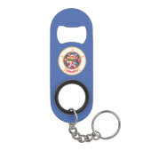 Porte-clé Décapsuleur Drapeau de l'État du Minnesota (Dos)