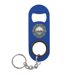Porte-clé Décapsuleur Drapeau de l'État du New Hampshire