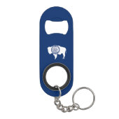 Porte-clé Décapsuleur Drapeau de l'État du Wyoming (Dos)