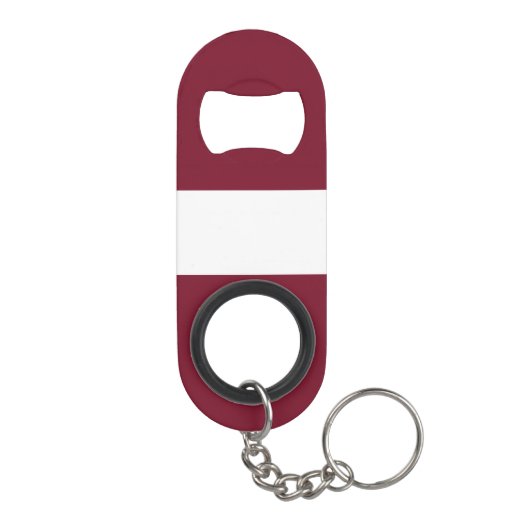 Porte-clé Décapsuleur Drapeau de Lettonie (Dos)