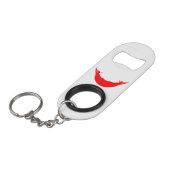 Porte-clé Décapsuleur Drapeau de l'île de Pâques (Devant Angle)