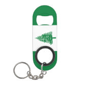Porte-clé Décapsuleur Drapeau de l'île Norfolk (Devant)