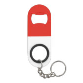 Porte-clé Décapsuleur Drapeau de l'Indonésie (Dos)