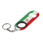 Porte-clé Décapsuleur Drapeau de l'Iran (Devant Angle)