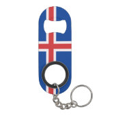 Porte-clé Décapsuleur Drapeau de l'Islande (Dos)