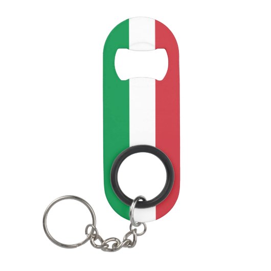 Porte-clé Décapsuleur Drapeau de l'Italie (Devant)