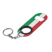 Porte-clé Décapsuleur Drapeau de l'Italie (Devant Angle)