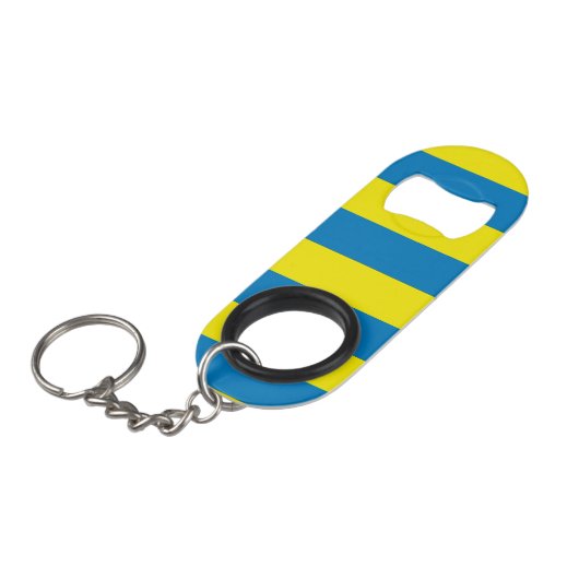 Porte-clé Décapsuleur Drapeau de l'Ukraine (Devant Angle)