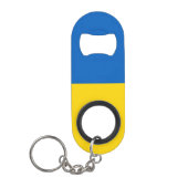 Porte-clé Décapsuleur Drapeau de l'Ukraine (Devant)