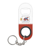 Porte-clé Décapsuleur Drapeau de Mari El (Devant)