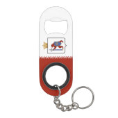 Porte-clé Décapsuleur Drapeau de Mari El (Dos)