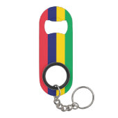 Porte-clé Décapsuleur Drapeau de Maurice (Dos)