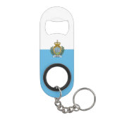 Porte-clé Décapsuleur Drapeau de Saint-Marin (Dos)