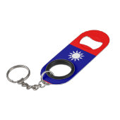 Porte-clé Décapsuleur Drapeau de Taïwan (Devant Angle)