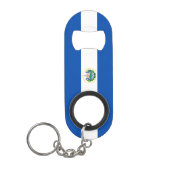 Porte-clé Décapsuleur Drapeau d'El Salvador (Devant)