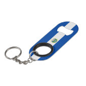 Porte-clé Décapsuleur Drapeau d'El Salvador (Devant Angle)