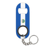 Porte-clé Décapsuleur Drapeau d'El Salvador (Dos)