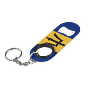 Porte-clé Décapsuleur Drapeau des Barbade