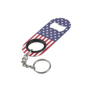 Porte-clé Décapsuleur Drapeau des États-Unis (angle arrière)