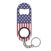 Porte-clé Décapsuleur Drapeau des États-Unis (Dos)
