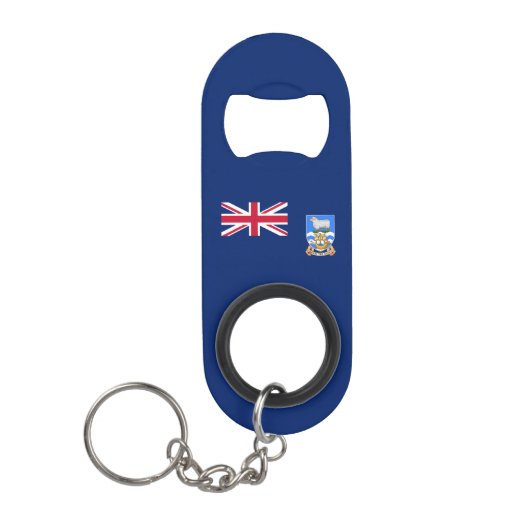 Porte-clé Décapsuleur Drapeau des îles Falkland (Devant)