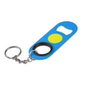 Porte-clé Décapsuleur Drapeau des Palaos (Devant Angle)