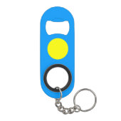 Porte-clé Décapsuleur Drapeau des Palaos (Dos)